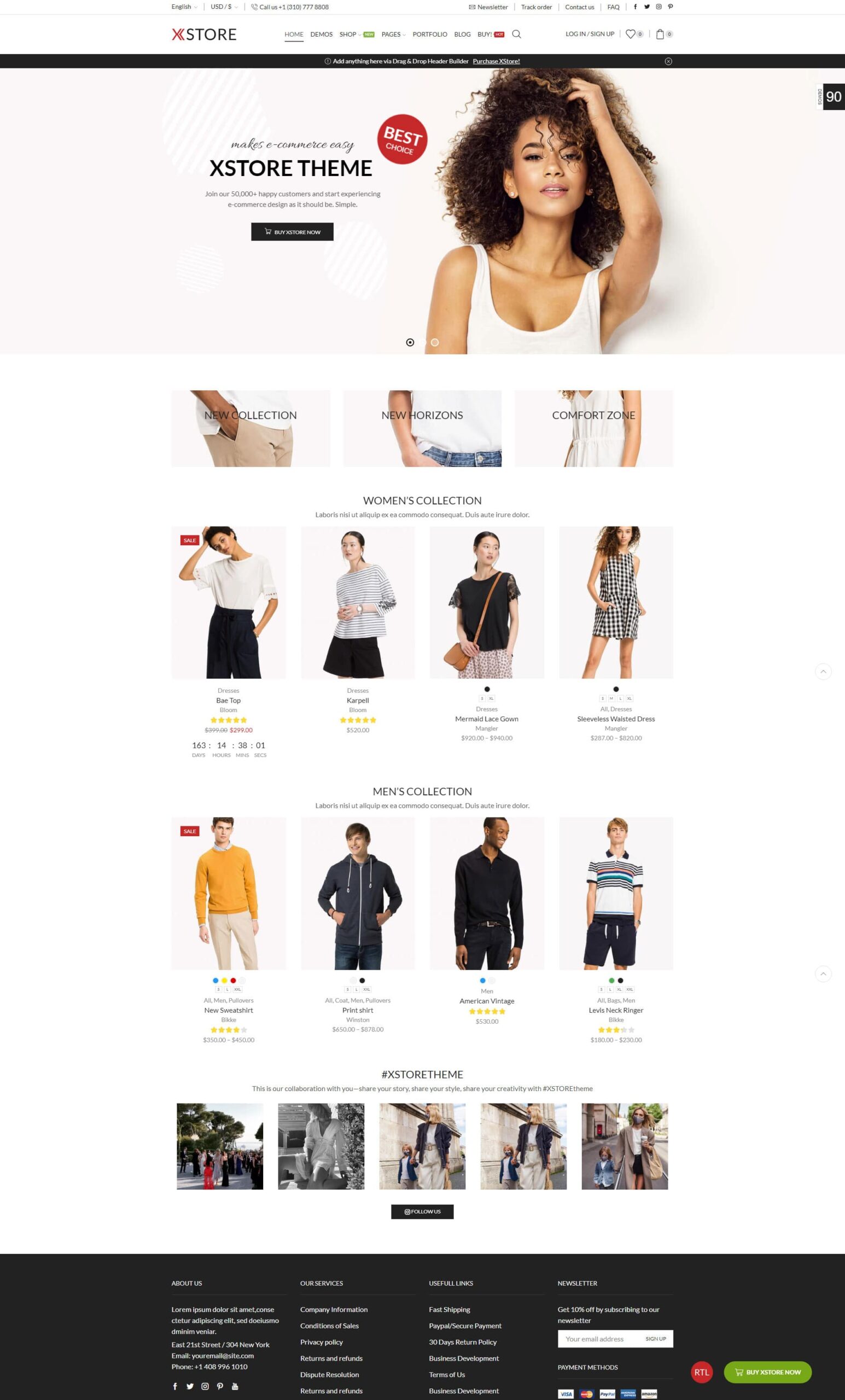 shop web design